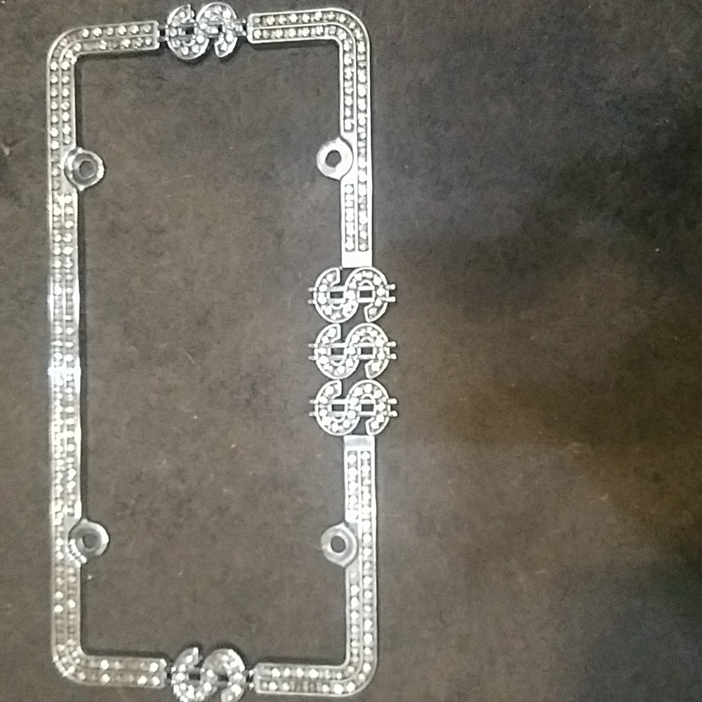 Bling License Plate Frame - Picture 2 of 3